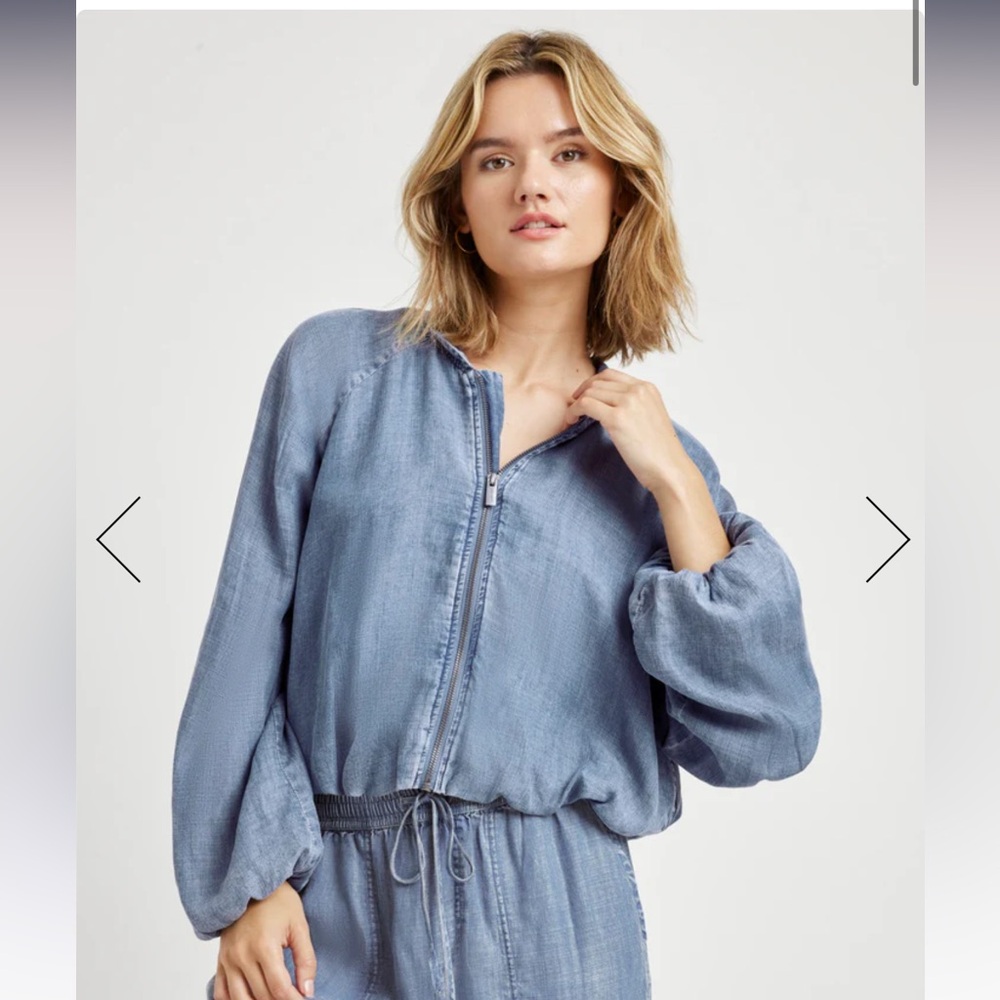 Splendid Denim Bomber Jacket